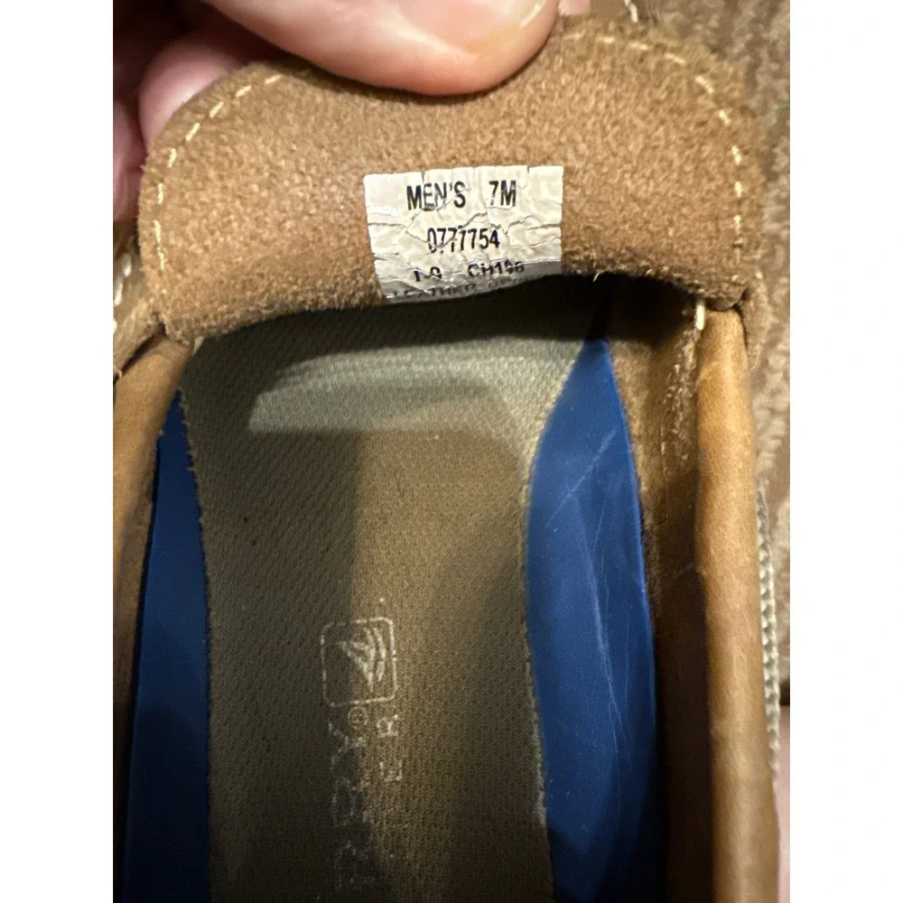 Sperry Loafer‎ Boat Shoes Leather Slip On Casual Tan Brown Mens Size 7M